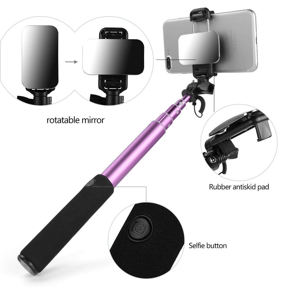Sumaclife Universal Wireless Remote Control Selfie Stick And Mini Tripod