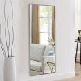 thumbnail image 3 of NeuType Miroir Mural Rectangulaire Noir 47"x21 Pouces, 3 of 7