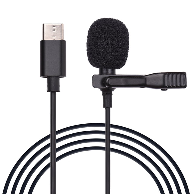 Amdohai K05 Microphone Lavalier Professionnel Omnidirectionnel à Revers