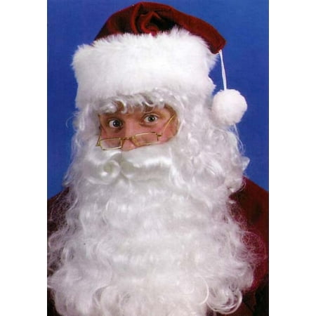 Santa Claus Costume Accessory Set - Beard, Wig & Eyebrows