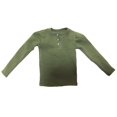 thumbnail image 4 of Camiseta de manga larga Sunnimix informal para hombre 1/6 verde, 4 of 7