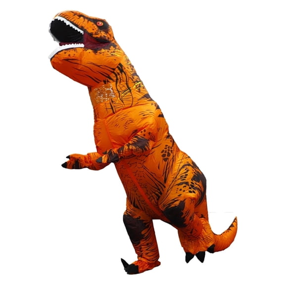 QNRMS Inflatable T-Rex Costume Halloween Unisex Adult Dinosaur Fancy Dress for Party Cosplay Masquerade