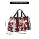 thumbnail image 3 of Easygdp Buffalo Plaid Love And Gnome Bolsa de Gimnasio, Bolsa de Viaje Duffel, Bolsa de Fin de Semana con Compartimentos, Bolsa de Mano para Noche, 3 of 7