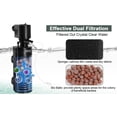 thumbnail image 2 of Filtro de tanque silencioso para acuarios de 40 a 150 litros, 7 W y 380 l/h, 2 of 6