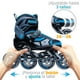 thumbnail image 2 of Patines Next Profesionales para Adultos y Jóvenes Talla 24-26 Negro, 2 of 4