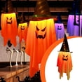 thumbnail image 2 of PYPESEEWY Halloween Hanging Tree Ornaments,Pumpkin/Ghost/Witch/Black Cat Pendant Halloween Hanging Ghost Decoration for Home Indoor/Outdoor Party Supplies Decor Halloween Decorations, 2 of 5