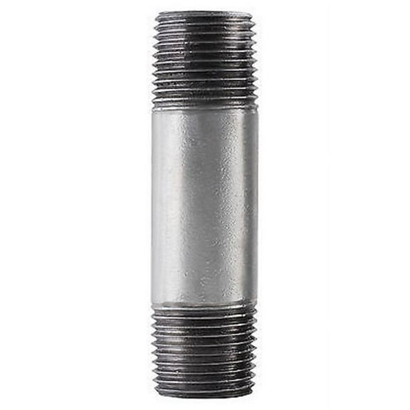 Galvanized Pipe Nipple, 1-1/4 x 4-1/2 In.