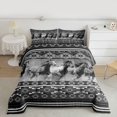 thumbnail image 2 of Feelyou Horse Animal Adult Twin Comforter Sets, Tribal Aztec Bedding Set, 2-Piece, 2 of 8