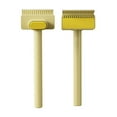 thumbnail image 1 of Flea Comb For Cats and Dogs, Self Cleaning Pet Flea Grooming Brush with Release and Shedd Cleaning Button For Massaging, 1 of 8