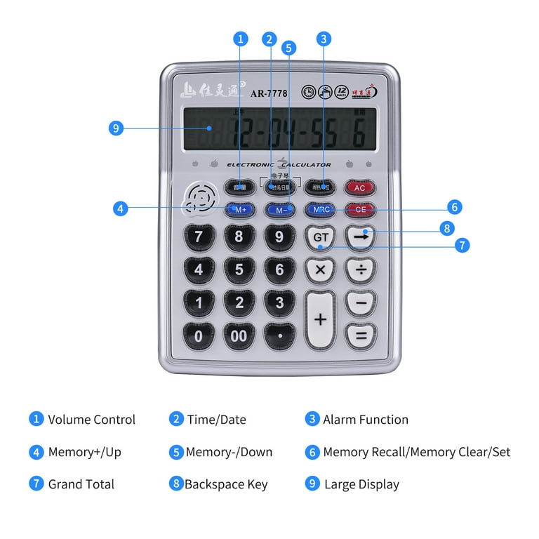 Large Buttons Counters