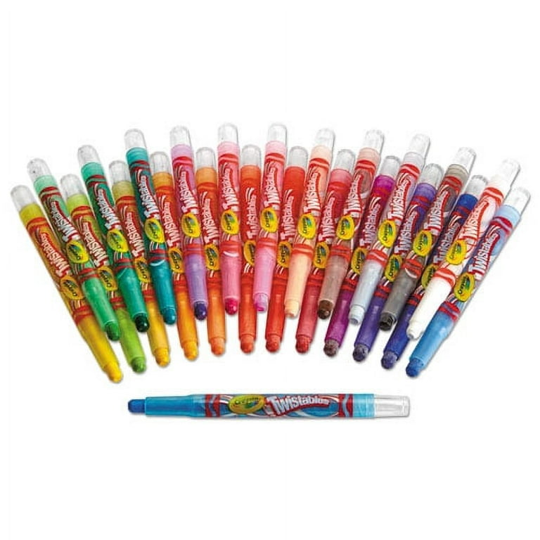 Crayola Crayons - Easy-Grip, Twistables, Large, Jumbo or Washable - 8, 12  or 24
