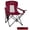 Red, variant on FREESKY Camping Chair Breathable Mesh Portable Outdoor Folding Chairs with Cooler Bag & Side Pocket, Red