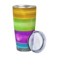 thumbnail image 2 of Saiise Geometry Dash Print Tumbler 20 Oz Stainless Steel Vacuum Insulated with Straw Coffee Cup for Home,Office,Outdoor Works Great for Ice Drinks and Hot Beverage, 2 of 8