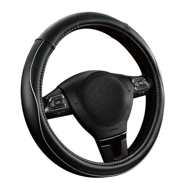 Funda para Volante Skechers de Cuero Gris con Espuma Viscoelástica