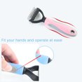 thumbnail image 2 of Mistaha Double-sided Pet Grooming Brush Pet Dematting Comb Undercoat Rake Shedding Brush for Pets Mats & Tangles Removing, 2 of 8