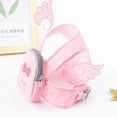 thumbnail image 4 of Cheers.US Dog Harness Backpack and Leash Set Cute Bowknot Print Mesh Detachable Puppy Harness Pet Travel Hiking Food Carrier Bag for Small Medium Dogs, 4 of 7