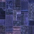 thumbnail image 1 of Ahgly Company Indoor Square Oriental Blue Modern Area Rugs, 6' Square, 1 of 4