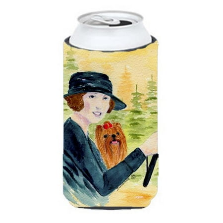 

Lady Driving With Her Yorkie Tall Boy bottle sleeve Hugger - 22 To 24 oz.