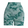 thumbnail image 4 of WRFWUL Womens High Waisted Camo Print Biker Shorts Stretchy Tummy Control Seamless Workout Pants Gym Yoga Running Leggings, 4 of 4