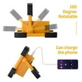 thumbnail image 6 of Solar Outdoor Projector COB LED 50W Rechargeable Battery Flood Light Spotlight LED Magnetic Work Light With 6000mAh Power Bank ,Power Saving, 6 of 7