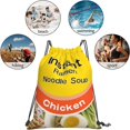 thumbnail image 6 of Instant Ramen Noodle Soup Chicken Drawstring Backpack Sports Gym Sack Funny Food Sackpack String Bag For Sport Yoga Travel, 6 of 6