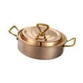 thumbnail image 4 of Baoblaze Hammered Hot Pot Large Capacity Thickened Stockpot for Home Catering Camping 26cm, 4 of 8
