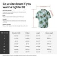 thumbnail image 6 of Zufioo Flamingos And Palms Print Mens Button Down Short Sleeve Shirt,Classic Plaid Shirt,Mens Accessories Fashion Shirt-Small, 6 of 6