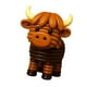 thumbnail image 1 of Kit de adornos de botones de animales para hacer tú mismo, decoración, manualidades para niños, manualidades versátiles para hacer tú mismo. Vaca de las Tierras Altas, 1 of 9