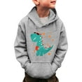 thumbnail image 2 of Sweatshirts for Boys 5t Cute Print Long Sleeve Top & Pants Crew Neck Funny Sports Shirt Fall Winter Clothes for Boys 8-9 Years, 2 of 4