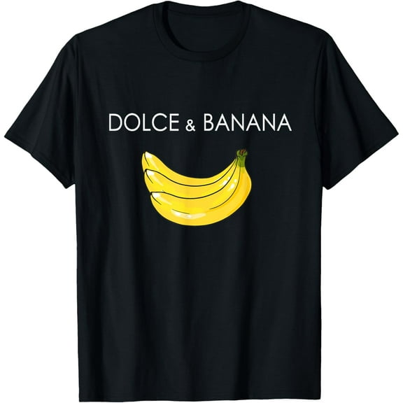 Dolce And Banana Funny Banana Fruit Funny Graphic Design T-ShirtPure cotton short-sleeved shirts for both men and women