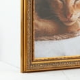 thumbnail image 3 of ArtToFrames 16" x 24" Gold with Green Tones Picture Frame, 16x24 inch Gold Wood Poster Frame (WOM-5079), 3 of 6