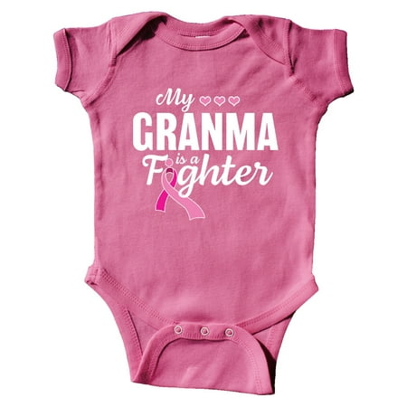 

Inktastic Breast Cancer Awareness My Granma is a Fighter Gift Baby Boy or Baby Girl Bodysuit