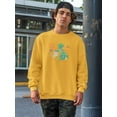 thumbnail image 2 of Great Britain Tourist Map Sweatshirt Men -Image by Shutterstock, Male Large, 2 of 4
