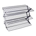 thumbnail image 4 of lingqin Cooling Racks Barbecue Storage Display Shelf Folding Cooling Grid Folding Wire Rack for Picnic Cupcakes Barbecue Roasting 3 Tier, 4 of 9
