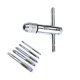 thumbnail image 3 of unbranded 6Ud T Handle Tap Wrench De Acero Resistente Para Uso En Maquinaria Y Muebles, 3 of 8