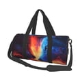 thumbnail image 1 of Fotbe Wolf Pattern Foldable Sports Gym Bag with Wet Dry Pocket, Travel Bag, Large Capacity Duffel Bag, Splash Proof Carry on Bag, Overnight Bag, Weekender Bag, 1 of 6