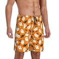 thumbnail image 2 of Fotbe Cute Ghosts Pantalones Cortos de Pijama para Hombre, Ropa de Dormir, Pantalones de Pijama Cortos para Hombre-Large, 2 of 6