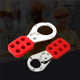 thumbnail image 4 of 4 piezas de candado de seguridad con cierre de seguridad y etiquetado, candado de acero y nailon para equipos industriales, 4 of 8