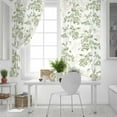 thumbnail image 5 of Fsddascl Sage Green Botanical Blackout Curtains for Bedroom/Living Room, Thermal Insulated Kitchen Curtains, Vintage Nature Flower Grommet Darkening Window Treatment Drapes 52"x90"x2, 5 of 8