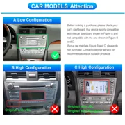 Dmzosmd 9 For Toyota 4Runner Android Car Stereo Radio 2GB+64GB GPS Navigation, Bluetooth, WiFi, Backup Camera, CarPlay & Android Auto