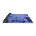 thumbnail image 2 of Ahgly Company Indoor Rectangle Abstract Blue Modern Area Rugs, 8' x 10', 2 of 4