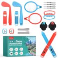 thumbnail image 2 of Allnice 14 in 1 Switch Sports Accessories Bundle, Switch Accessories Bundle with Tennis with Tennis Golf Sword Bowling Ball Wrist Strap Binding Switch Sports Bundle Compatible with Switch /Switch OLED, 2 of 8