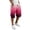 Brick Red@GC@, variant on CONZONE Mens Cargo Shorts Gradient Color Straight Leg Cargo Shorts for Men Lightweight Relaxed Fit Outdoor Workout Shorts With Pockets