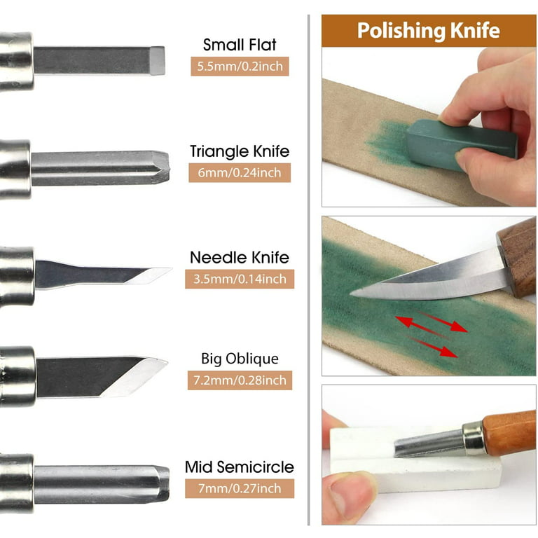 BeaverCraft Wood Carving Kit S16 - Whittling Wood Knives Kit - Widdling Kit for Beginners - Wood Carving Knife Set Wood Blocks Blank Whittling Knives