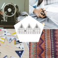 thumbnail image 4 of Acrylic Quilting Ruler 60 Degrees Triangle Template Hand Sewing Cutting Cloth, 4 of 6