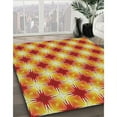 thumbnail image 3 of Ahgly Company Machine Washable Indoor Square Transitional Chrome Gold Yellow Area Rugs, 8' Square, 3 of 7