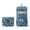 Blue flowers, variant on Cosmetic Bag Women Travel Pouch Waterproof Toiletries Beauty Organizer Ladies Bathroom Neceser Makeup Storage Bag With Hook Wash