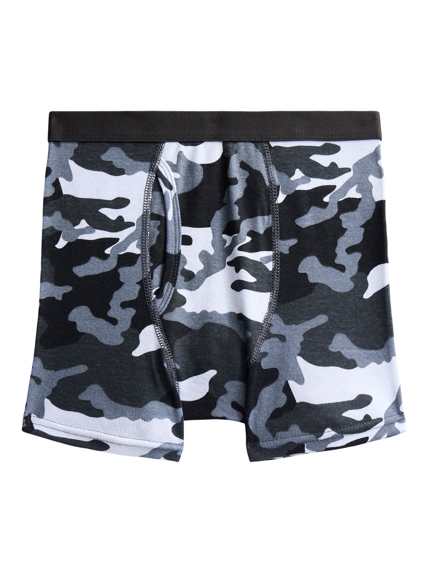 Wonder Nation Boys Underwear Soft Cotton Boxer Briefs, 10-Pack, Sizes S-XXL & Husky