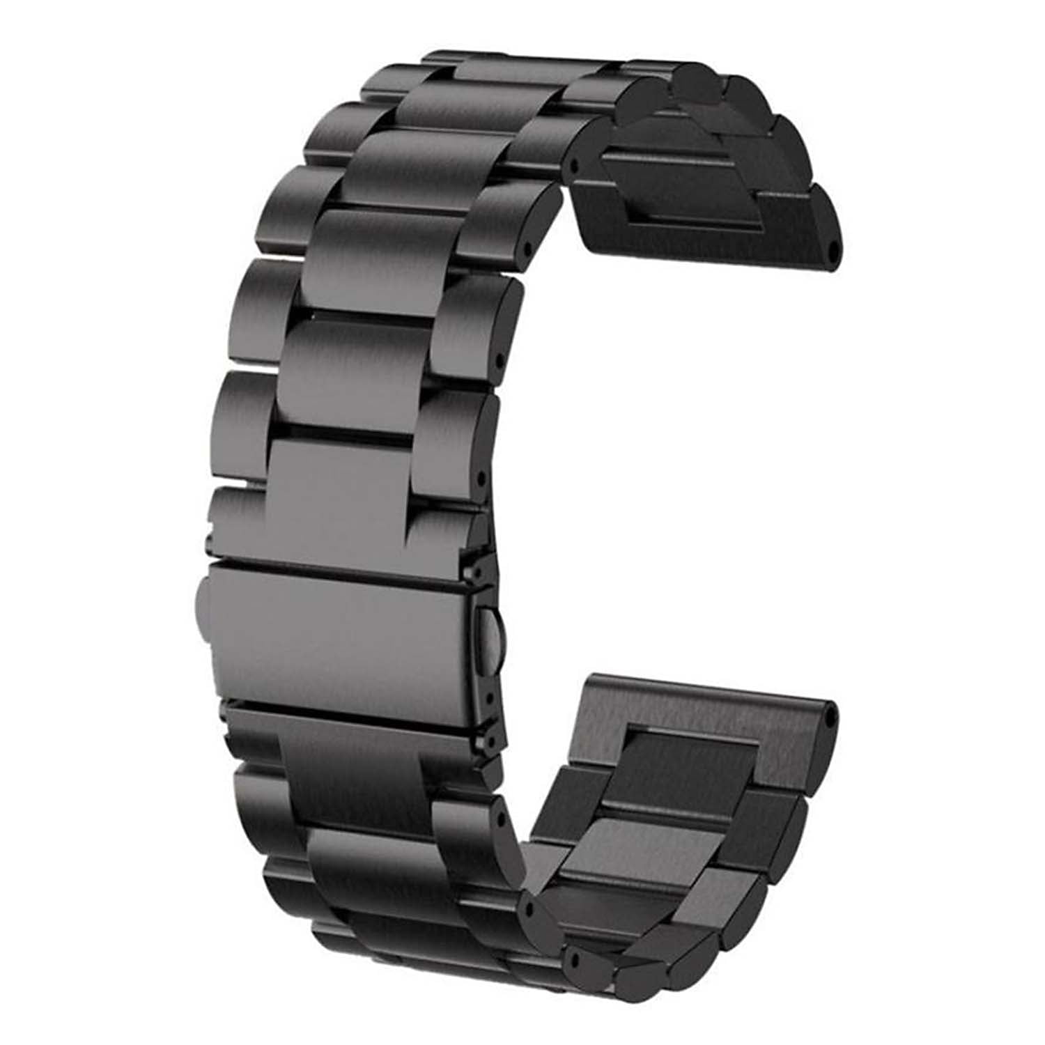Black Stainless Steel Bracelet For Garmin Fenix 5x