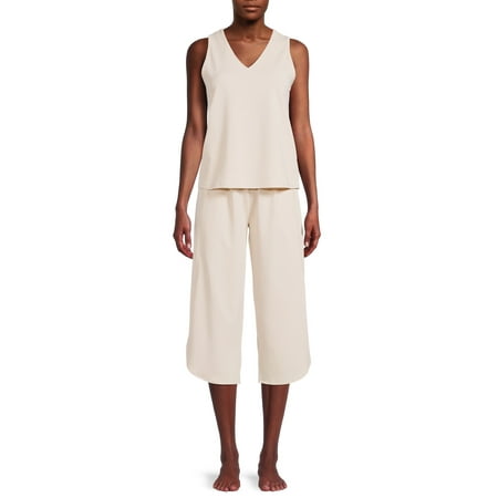 

Lissome Women s and Women s Plus Tank Top and Capri Pants Sleep Set 2 Piece